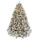 thumbnail image 1 of Árbol de Navidad Yaheetech artificial preiluminado de 6 pies con luces, 1 of 8
