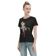 thumbnail image 4 of Women's Basic Short Sleeve T-Shirt Sailor Moon Moon Hare, 4 of 6