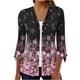 thumbnail image 2 of Cárdigan de moda para mujer, con mangas 4/3 y botones estampados, chaqueta tipo cárdigan para mujer, 2 of 7