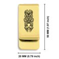 thumbnail image 2 of Stainless Steel Taniwha Maori Symbol Classic Slim Money Clip Credit Card Holder, 2 of 2