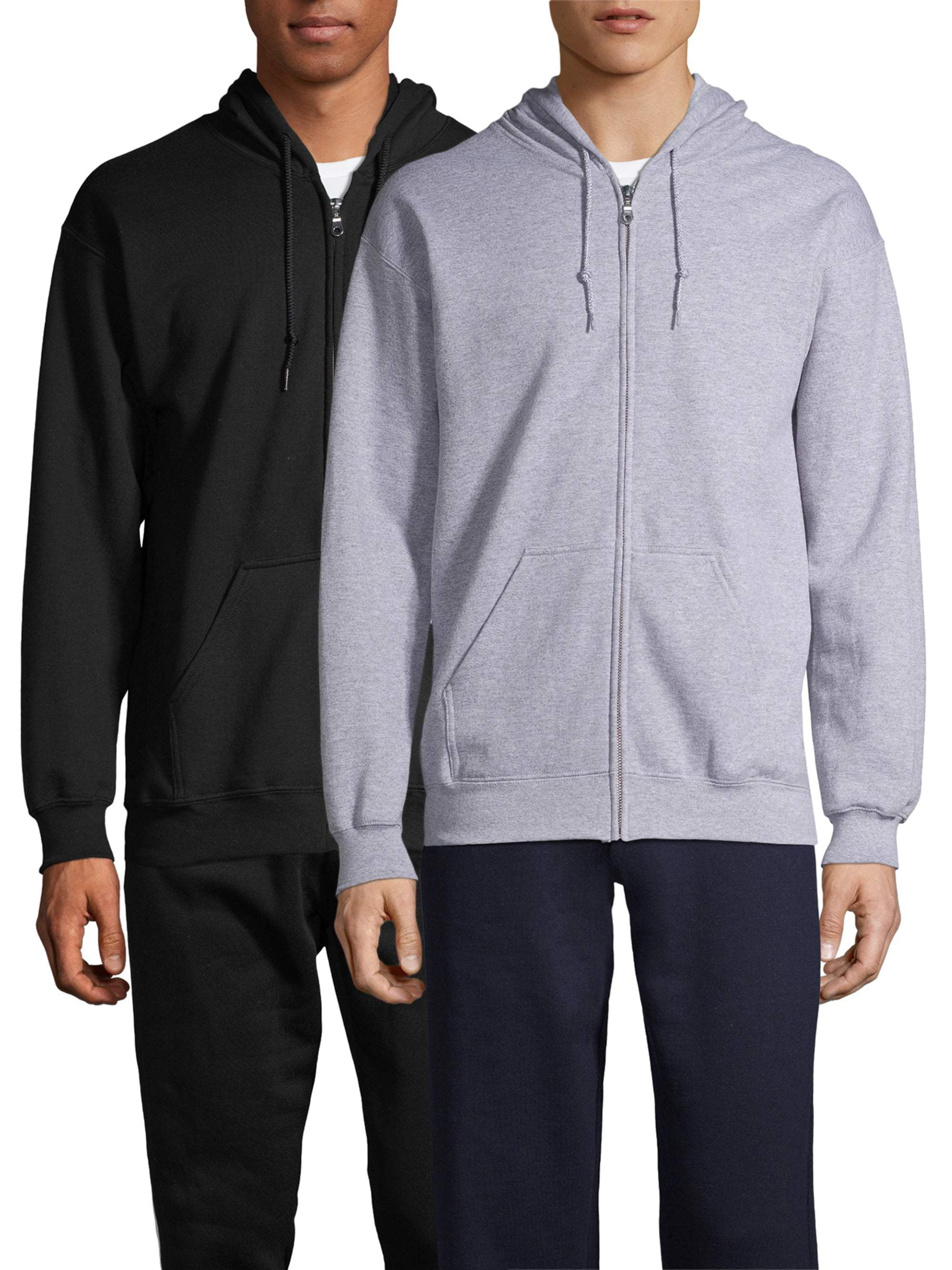 Gildan Mens Fleece Zip Hooded Sweatshirt 