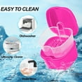 thumbnail image 6 of 2Pcs Denture Bath Case Cup Retainer Cleaner Holder Case False Teeth Soaking Container Dental Bath Storage Box Case with Strainer Basket and Brush, 6 of 7