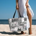 thumbnail image 6 of Balery Cats Group Beach Travel Bag - Water-Resistant, Large Capacity Lightweight Tote with 7 Pockets for Women and Men - Perfect for Beach, Pool, Gym, and Travel, 6 of 7