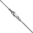 thumbnail image 3 of Primal Gold 14 Karat White Gold .7mm Baby Parisian Wheat Chain, 3 of 4