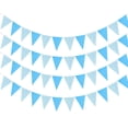 thumbnail image 1 of Juego de 4 banderines con bandera triangular de oro caliente, banderines, decoraciones para fiestas, banderas de papel colgantes para graduación, cumpleaños, suministros para fiestas de bodas, 1 of 6
