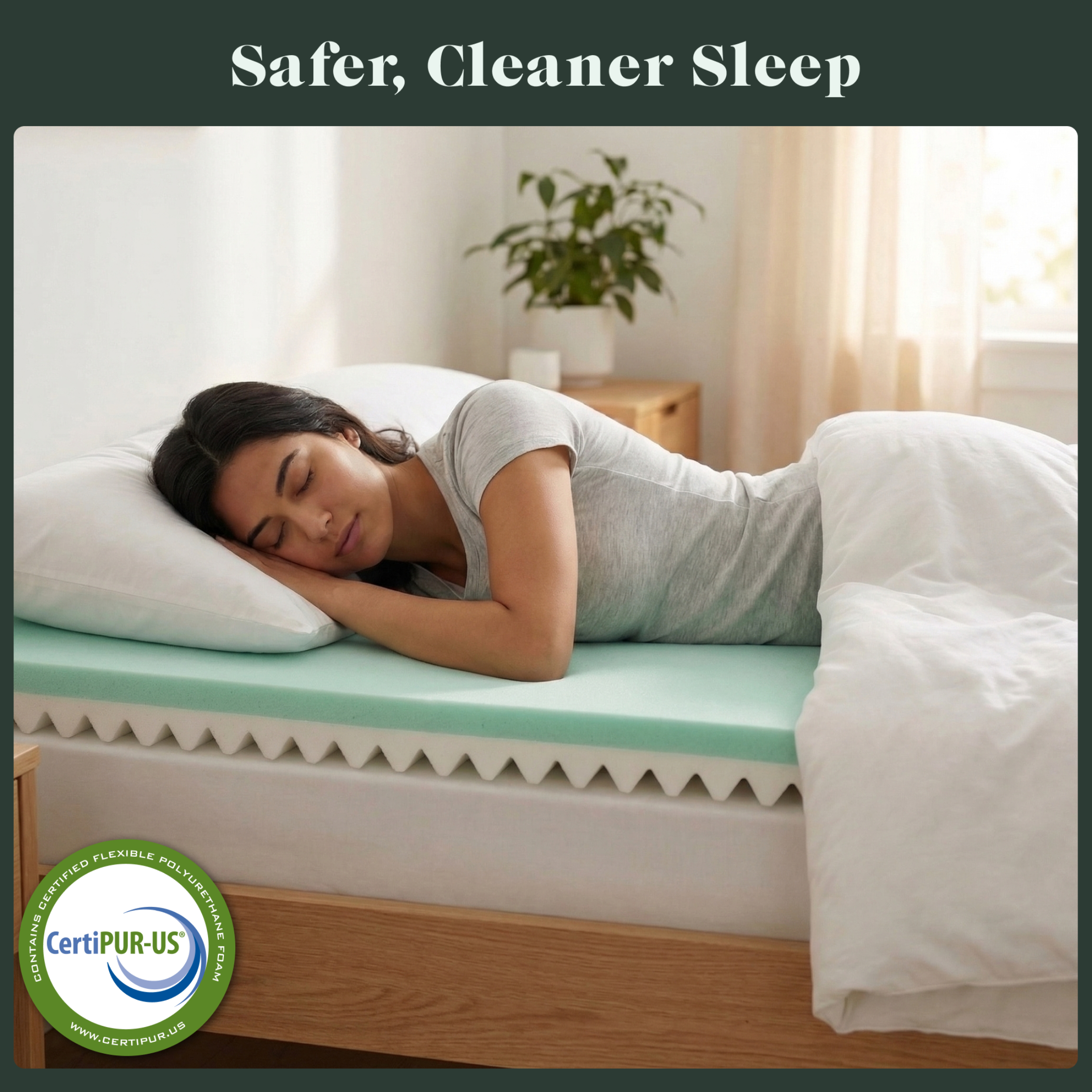 Allswell Twin 4-Inch Memory Foam Mattress Topper photo 8