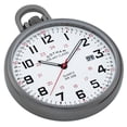 thumbnail image 2 of Gotham Men's Gun-Plated Stainless Steel Analog Quartz Date Railroad Style Pocket Watch # GWC14107B, 2 of 5