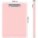 thumbnail image 2 of Portapapeles con almacenamiento rosa, portapapeles de almacenamiento de plástico con clip de perfil bajo, portapapeles de enfermería resistente con capacidad para 150 tamaño de carta Adepaton CZBG-ZC137, 2 of 7