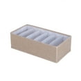 thumbnail image 2 of Closet Organizers and Storage Drawers Drawer Underwear Storage Box Dormitory Folding Underwear Sorting Box Wardrobe Storage Cloth Art Sub-Packing Box Foldable Cloth Storage Box, 2 of 9