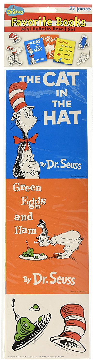 Dr. Seuss Books Mini Bulletin Board Set, Each set contains ...