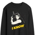 thumbnail image 3 of Star Wars - Valentine Han Solo I Know - Men's Long Sleeve Graphic T-Shirt, 3 of 5