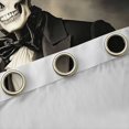 thumbnail image 4 of Homewish Skeleton Print Curtains Pack of 2 (42x84 Each),Gothic Theme Curtains Blackout,Black Gray Bedroom Curtains For Girls Kids,Super Cozy Room Decor, 4 of 6