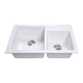 thumbnail image 2 of Undermount Double Bowl Acrylic Kitchen Sink, 2 of 5
