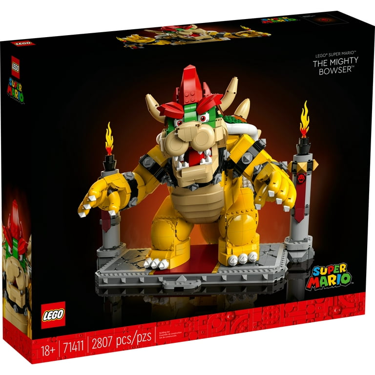 LEGO Super Mario The Mighty Bowser 71411, 3D Model Building Kit