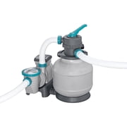 Bestway APX 365 Metal Frame Above Ground Pool - Sand Pump Included - 31 x 16 x 52 in