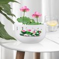 thumbnail image 2 of MasteelfCA Hydroponic Flower Pot Desktop Flower Planting Pot Practical Lotus Flower Pot, 2 of 9