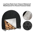 thumbnail image 3 of Log Hoop Rack Cover For Round Series Firewood Holder, 3 of 5