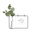 thumbnail image 1 of Tropical Natural Life Metal Picture Frame Cerac Vase Decor, 1 of 3