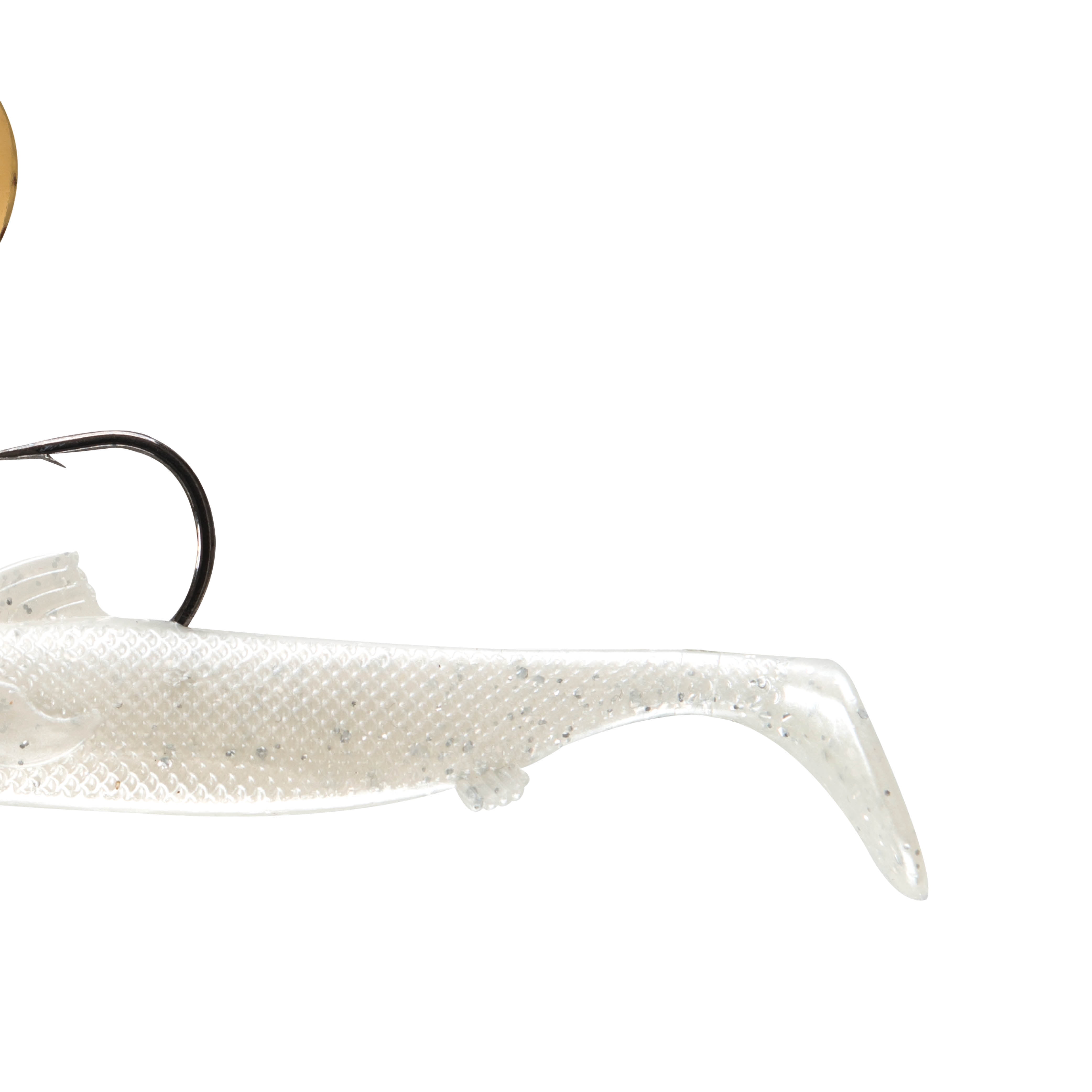 Bomber Drumbeater Spinnerbait Red Pearl Silver Flash 1/4 oz.