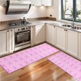 thumbnail image 3 of Kitchen Rugs Sets Of 2,Pink Breast Cancer Anti Fatigue Kitchen Mat Rugs Non Slip Washable,Decorative Kitchen Floor Mats for Kitchen,Sink,Laundry,17"X47", 3 of 5
