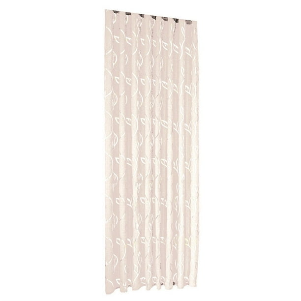 JeashCHAT 1 PCS Vines Leaves Tulle Door Window Curtain Drape Panel