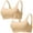 Dark Nude & Dark Nude, variant on Deyllo Women's Wireless Bras Plus Size Full Coverage Padded Smooth Seamless T-shirt Sleep Everyday Bra Cami Crop Top, Light Pink S