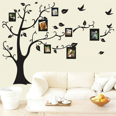 Wall Paper Black Tree Removable Decal Room Sticker Vinyl Art Diy Decor Home Family Poster Canada - Tree Decal Wall Decoration