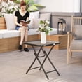 thumbnail image 2 of Outsunny Patio Table, Folding Coffee Table for Patio, Balcony, Backyard, 2 of 10