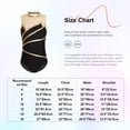 thumbnail image 7 of iiniim Kids Ballet Dance Leotard Girls Mock Neck Sleeveless Bodysuit Tumbling Suit Gymnastic A Gold 8, 7 of 7