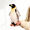 9.8in/25cm, variant on Cute Fluffy Plush Toy Cute Penguin Plush Toy Real Life Animal Doll Home Decor Birthday Gifts