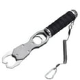 thumbnail image 1 of Pinza para labios de pescado con escala, suministros de pesca profesionales, portátil y ligero. Gris, 1 of 9