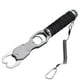 thumbnail image 1 of Pinza para labios de pescado con escala, profesional, de aleación de aluminio resistente, ideal para pesca. Gris, 1 of 9