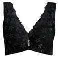 thumbnail image 2 of ALLLIST Black Womens Bras Plain No Underwire Bralette Comfy T Shirt Ladie's Bras Size XS-3XL, 2 of 5