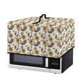 thumbnail image 7 of TSOVTHRID Rooster Chicken Sunflower Butterfly Print Microwave Oven Dust Cover Decorative Air Fryer Toaster Oven Cover Countertop Microwave Protector for Kitchen Decor, 20.9"W x 15.7"D x 12.4"H, L, 7 of 7
