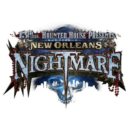New Orleans Nightmare Haunted House VIP Fast Pass 2-pack, eVouchers, New (Best Haunted House In New Orleans)