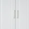 thumbnail image 4 of Tall Bathroom Cabinet with Laundry Basket, Large Storage Space Tilt-Out Laundry Hamper and Upper Storage Cabinet, White, 4 of 65