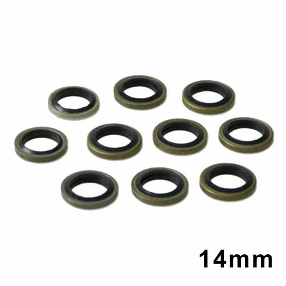 CENL 10pcs 14mm Banjo Bolt Washers Sealed for Nissin Master Cylinders Calipers
