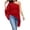 Cover Up # Red, variant on Summer Tops One Shoulder Chiffon Poncho Blouse Sleeveless Asymmetric Diagonal Hem Sheer Layering Shirt Loose Casual Tunics