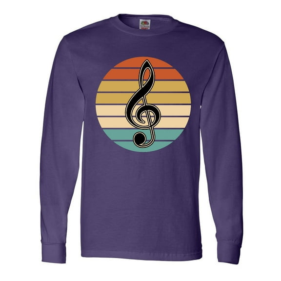 Inktastic Music Treble Clef Marching Band Long Sleeve T-Shirt