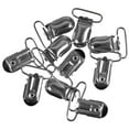 thumbnail image 5 of West Coast Paracord 25mm Suspender Clips – Bronze & Silver Sewing and Utility Clips – Multiple Pack Sizes – Fasteners - Notions, 5 of 5