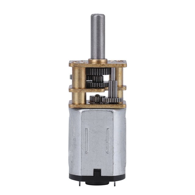 Nuevo Motor de CC de engranaje de reducción de velocidad N20 DC3V 6V 12V 50-2000RPM con caja de cambios de Metal