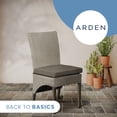 thumbnail image 2 of ARDEN Basics Outdoor Seat Pad Cushion, 17 x 17, Water Repellent and Fade Resistant, Mink Brown Mila, 2 of 9