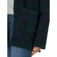 thumbnail image 3 of Lee Women's Fleece Button Down Long Sleeve Chore Jacket - Plus, 3 of 5