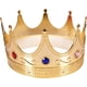 thumbnail image 4 of Corona real real para hombres, mujeres y niños – Corona de hombre para disfraces de rey – Corona de príncipe de cumpleaños para niños – Corona real dorada para disfraces, corona de cumpleaños, decora, 4 of 4