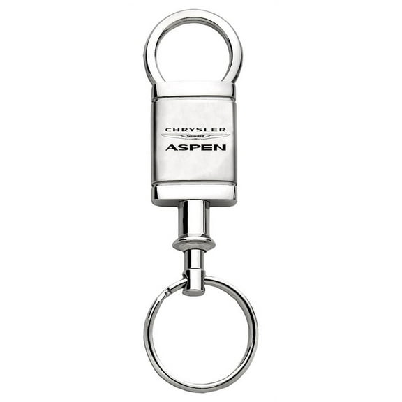 Dodge Aspen Satin Chrome Valet Key Chain (Silver)