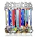 thumbnail image 3 of Lapetale Fashion Medal Hanger Holder Display Wall Rack Frame Shelf In 16"" Long-Medal Hanger Awards Ribbon Cheer Gymnastics Soccer Softball Holder Display Custom Rack For Sports Medals Easy To Install, 3 of 4