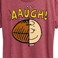 thumbnail image 3 of Peanuts - C Brown Half Football Head - Women's Short Sleeve Graphic T-Shirt, 3 of 6