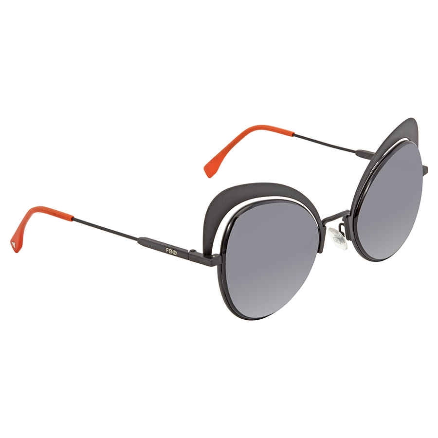 Fendi Eyeshine Grey Gradient Cat Eye Ladies Sunglasses FF 0247/S 807/9O 54 Fendi Eyeshine Grey Gradient Cat Eye Ladies Sunglasses FF 0247/S 807/9O 54