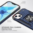 thumbnail image 2 of for Apple iPhone 14 Case with Metal Kickstand, Slim Fit Durable Military Grade Dual Layer Shockproof Protective Cover Case for iPhone 14 Blue, 2 of 7