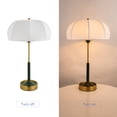 thumbnail image 6 of Arturesthome Modern Light Luxury Fabric Decoration Table Lamp Umbrella Shape Nordic Desk Lamps For Bedroom, 6 of 22